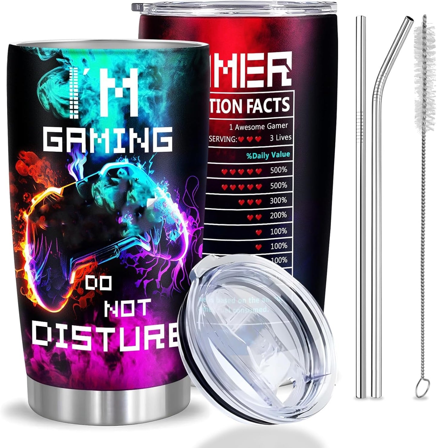 Ultimate Gamer Gift Set - 20oz Tumbler & Funny Mug