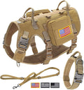 Tactical Dog Harness for Large Dogs - All-in-One Training Bundle