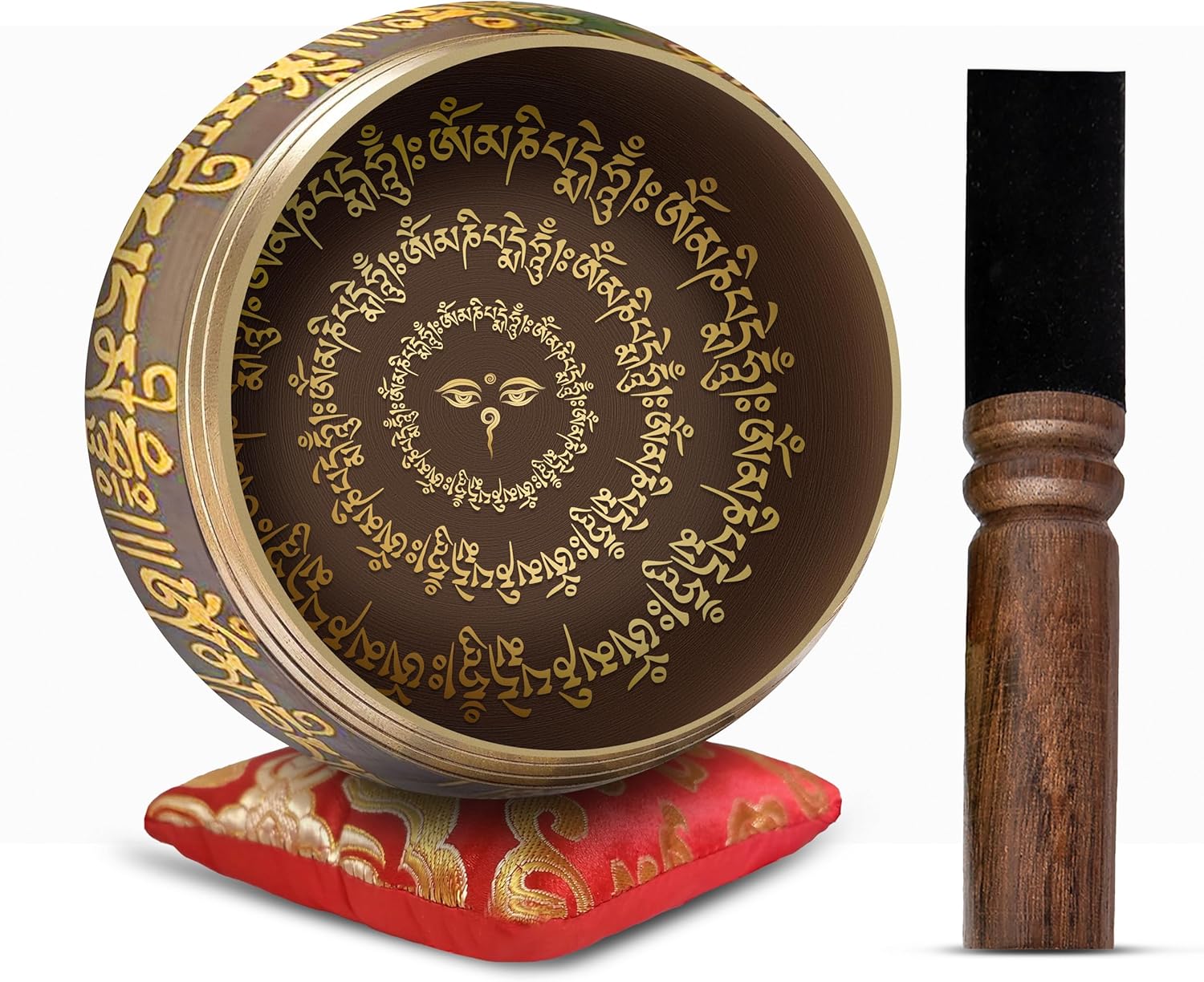 Tibetan Singing Bowl Set for Meditation and Chakra Healing