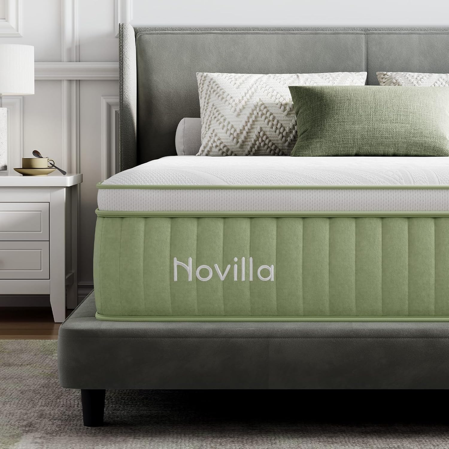 Novilla Twin Mattress for Kids - 10 Inch Hybrid Comfort