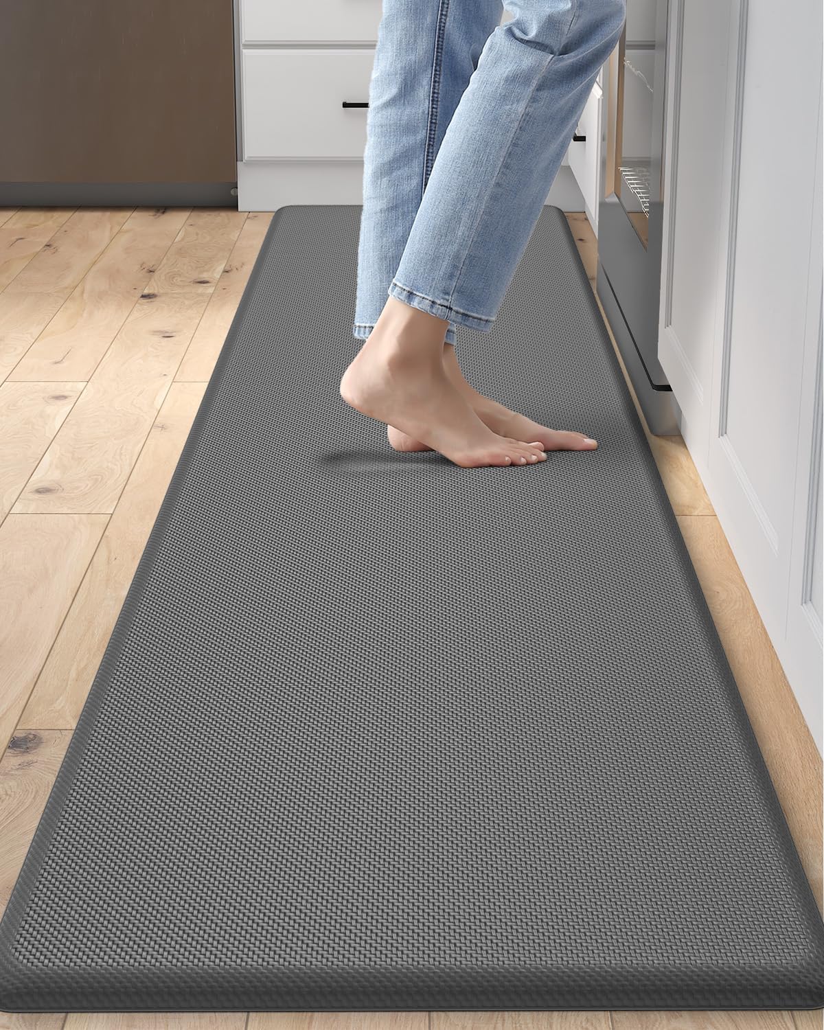 DEXI Kitchen Mat Cushioned Anti Fatigue Non Slip Waterproof Rug