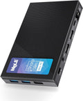 MeLE Mini PC Quieter 4C N100 Fanless Mini Computer - Compact 4K Triple