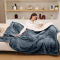 Heated Throw Blanket Electric Throw with 5 Heat Levels - Cozy, Fast