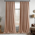 StangH Velvet Curtains for Sliding Door - 108 in Long Light Blocking