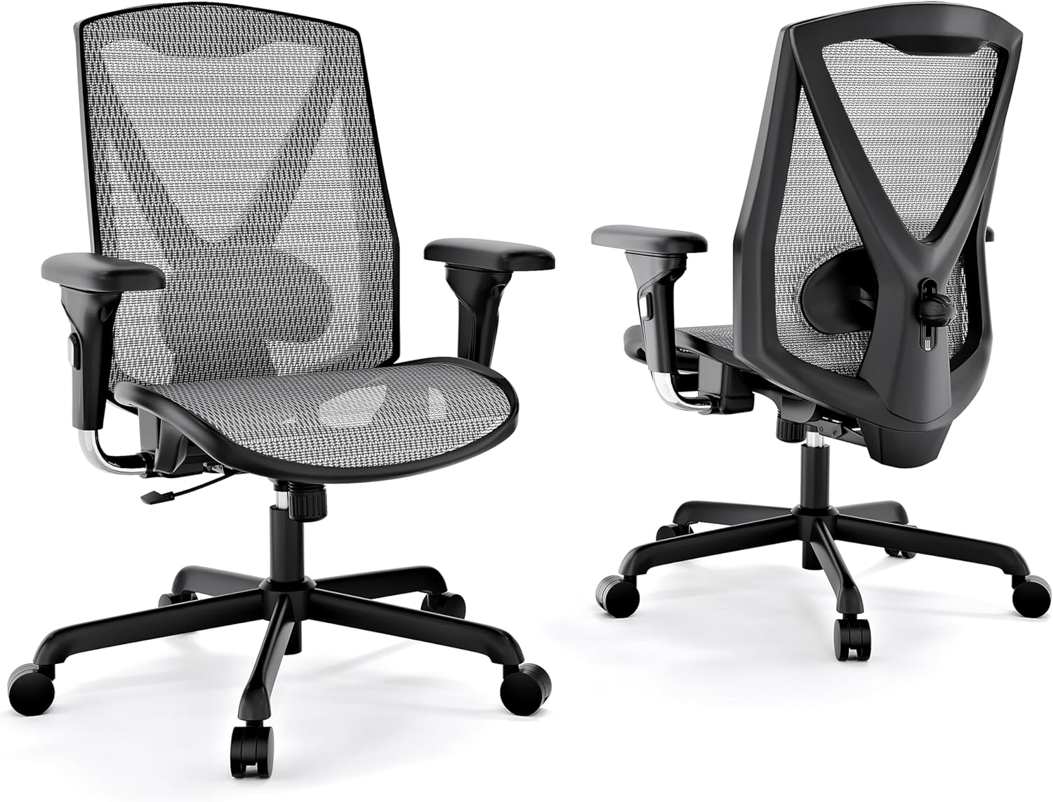 CozNook Ergonomic Office Chair - Lumbar Support & Adjustable Armrests!