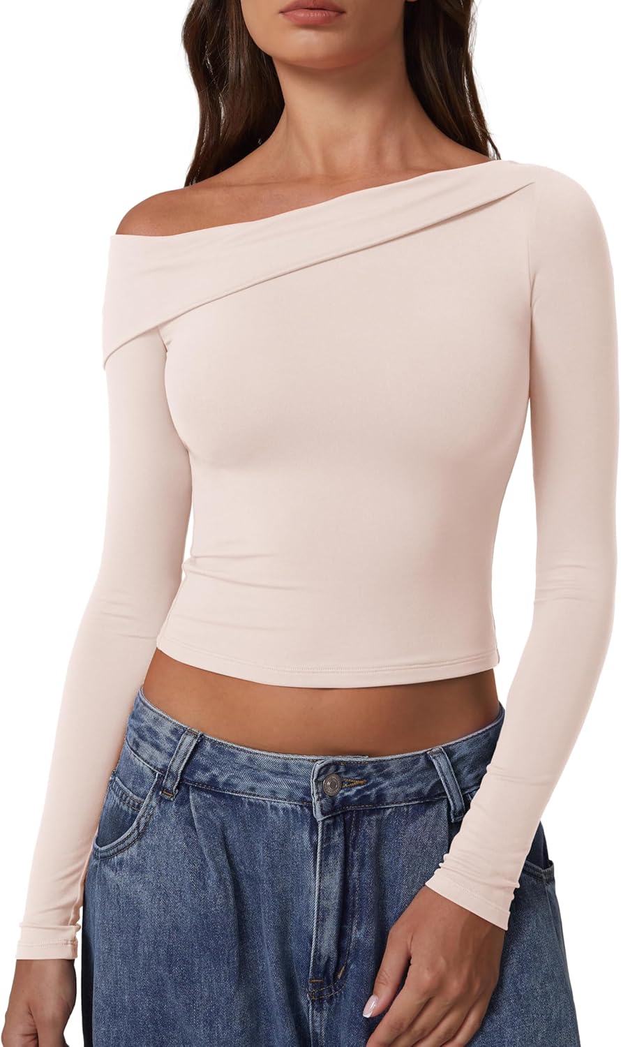Trendy Double Lined Off Shoulder Tops for Women This Fall