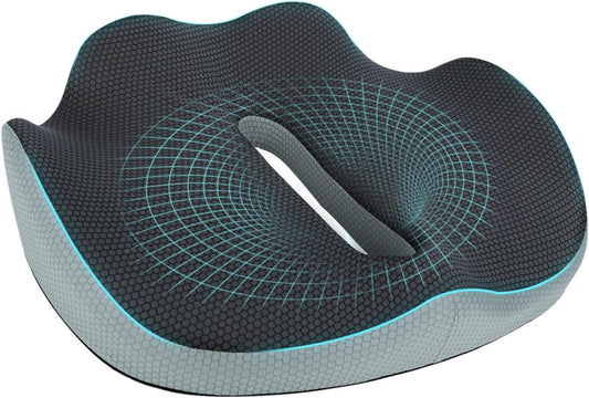 Memory Foam Seat Cushion - Pain Relief & Comfort!