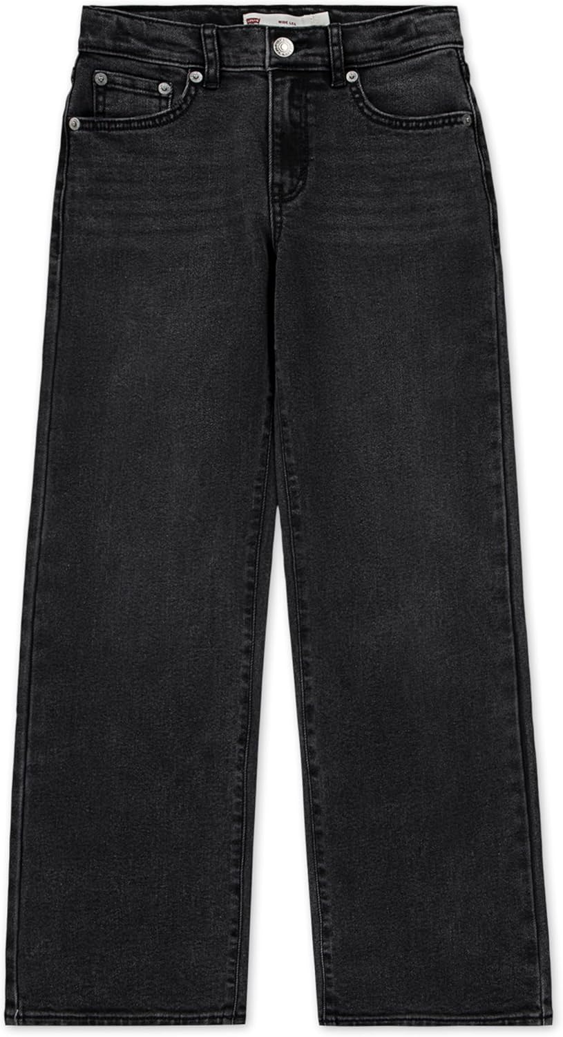 Levi's Girls' Wide Leg Jeans for Trendy Vintage Style