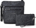 Baggallini Pocket Crossbody Bag 8x8 - Lightweight Travel Purse
