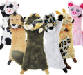 Dog Squeaky Toys No Stuffing 6 Pack - Unstuffed Plush Squeakers