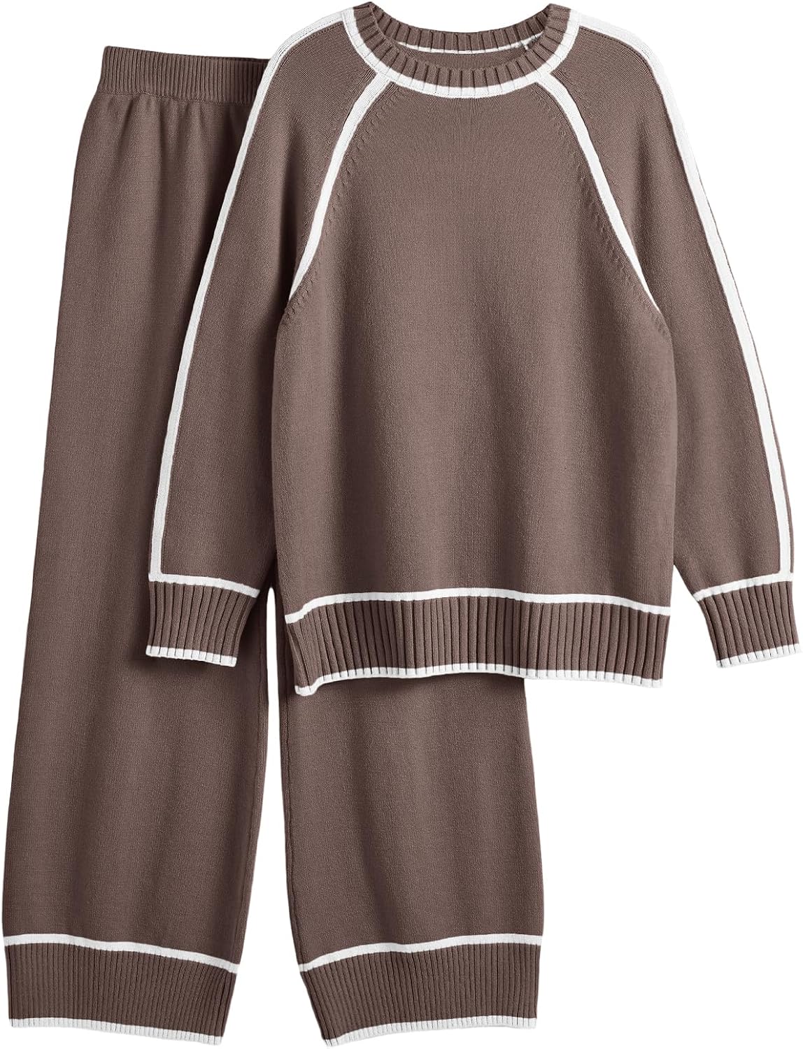 LILLUSORY 2 Piece Knit Lounge Set for Stylish Comfort
