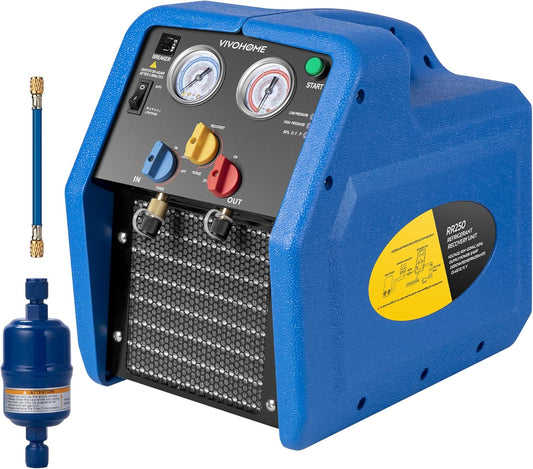 VIVOHOME Portable Refrigerant Recovery Machine - Oil-Less HVAC