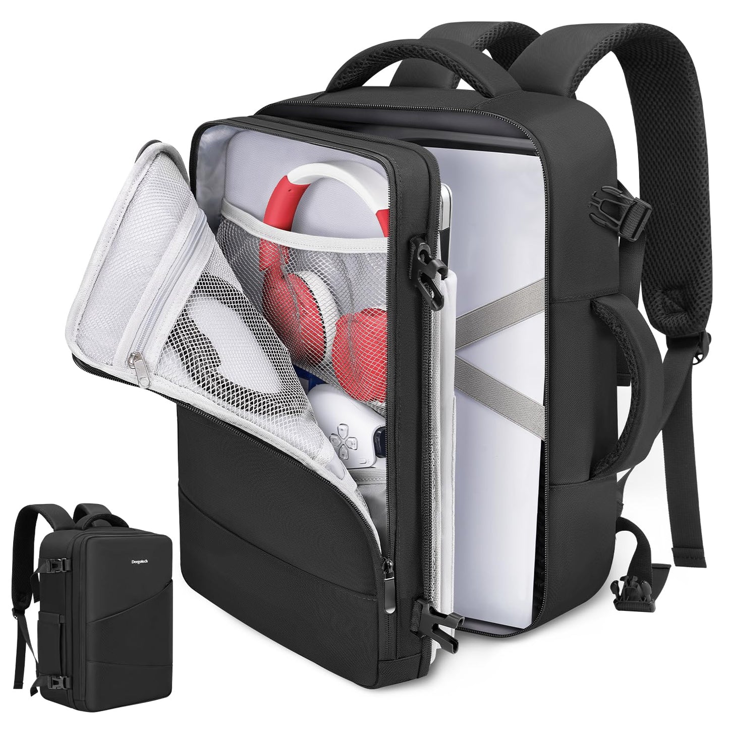 Deegotech PS5 Travel Backpack: Protect, Store, Carry!