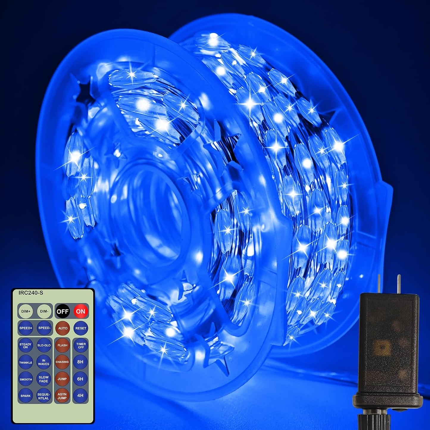 Decute 500LED 164FT Fairy String Lights for Festive Decor