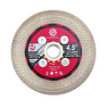 Focstol Diamond Tile Saw Blade - 4.5'' Cutting Disc with X Mesh Rim - Precision Cuts!