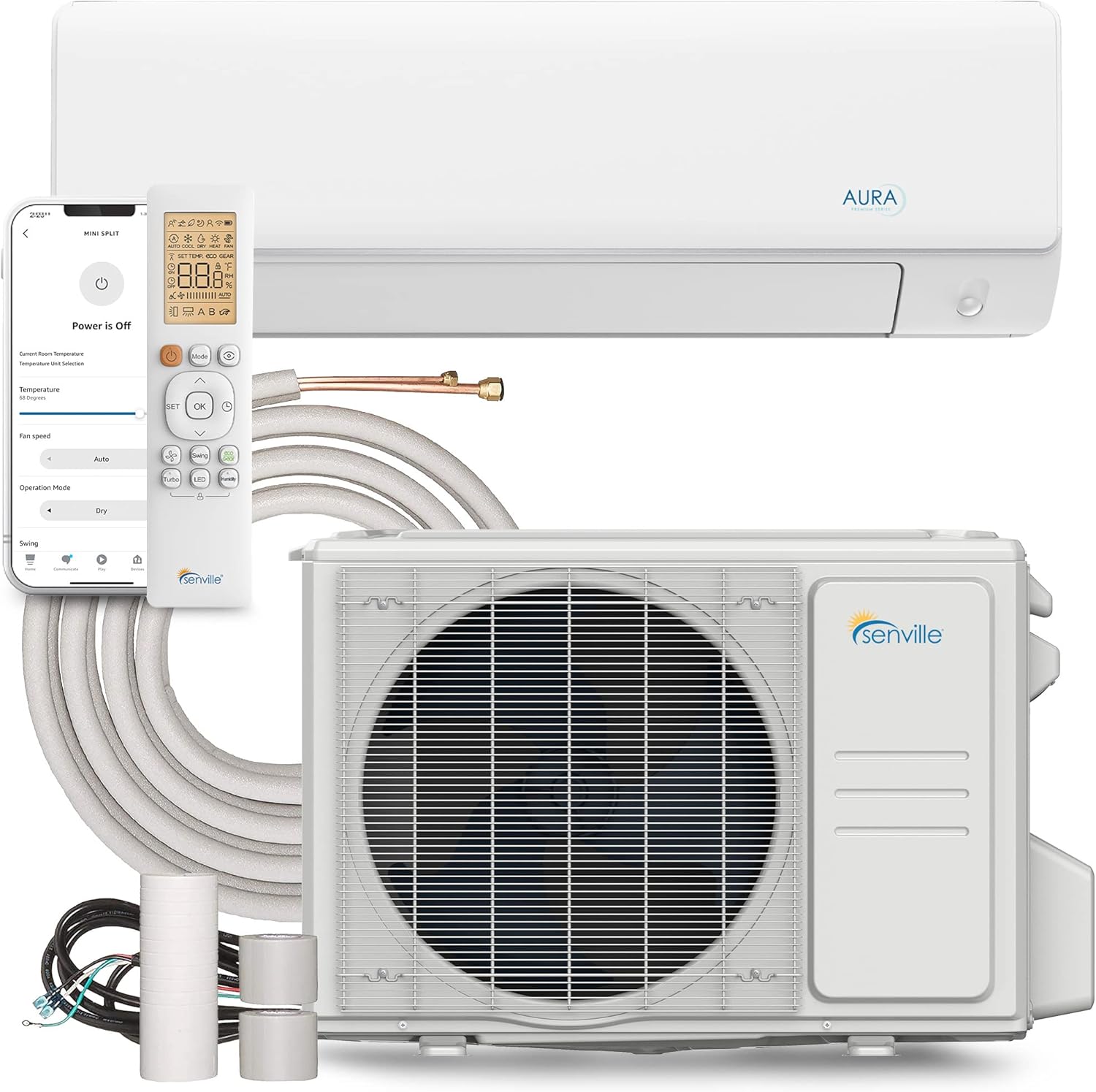 Senville 12000 BTU Mini Split: Smart, Energy Efficient Cooling