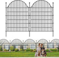10 Panels No Dig Decorative Garden Fence 40in H x 23.6ft L - Temporary