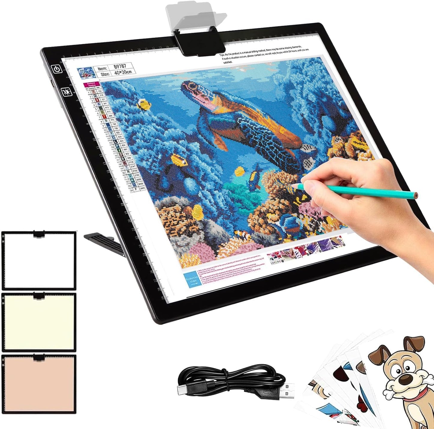 Portable A3 Light Box for Diamond Painting