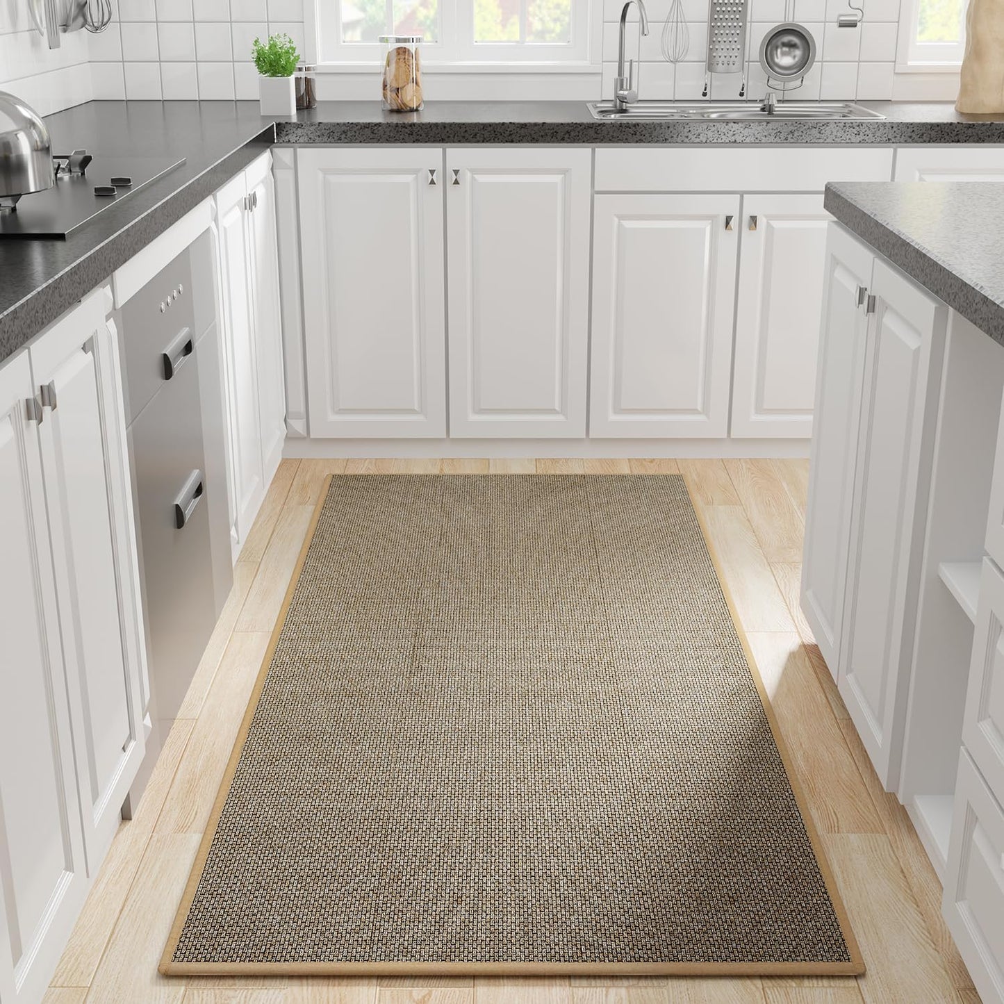Non Slip Kitchen Rug, Absorbent Runner Mat for Floor Use