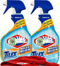 Tile Mold & Mildew Remover 32 Oz Pack of 2 - No-Scrub Bleach Spray