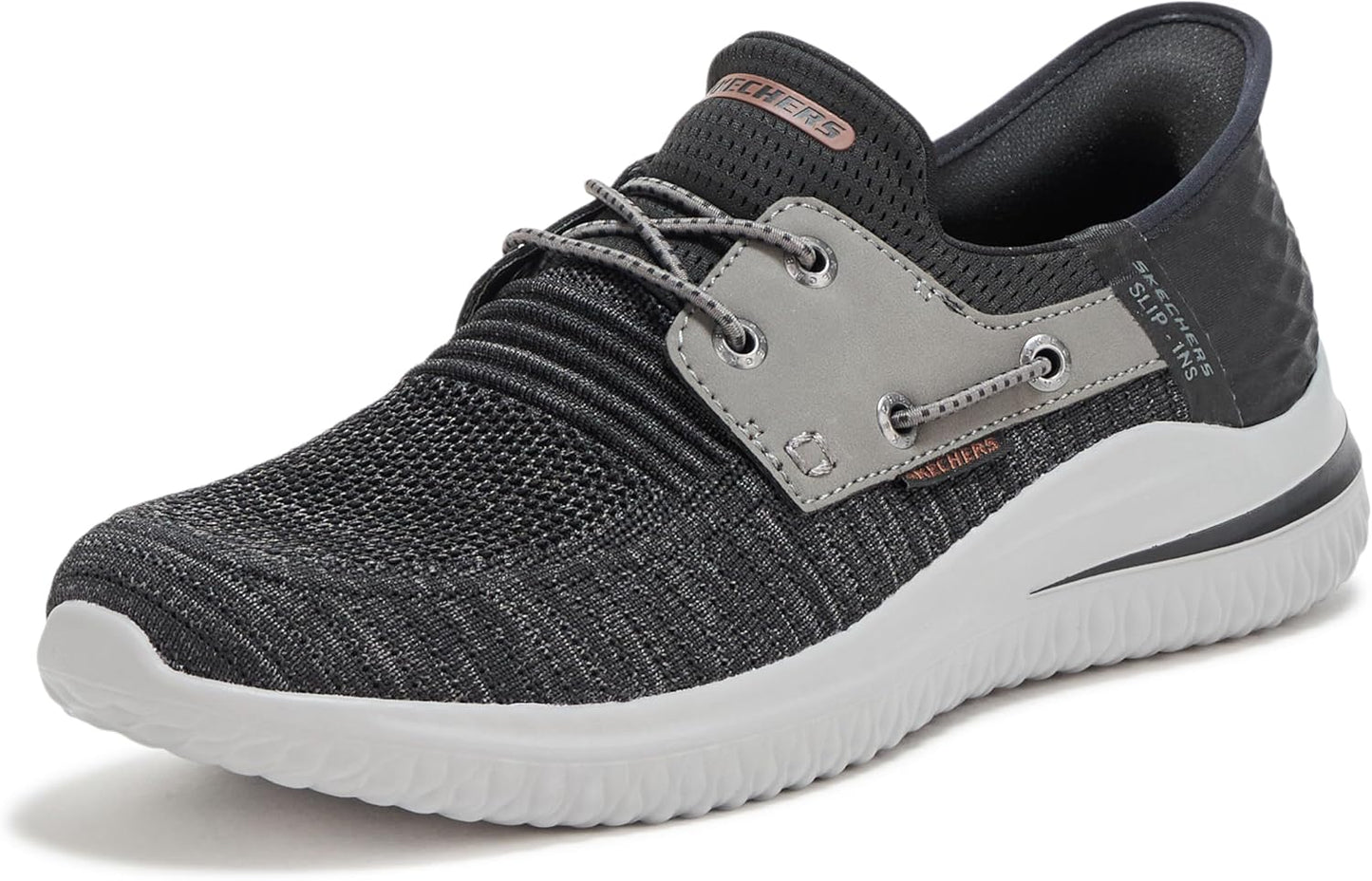 Skechers Mens Delson 3.0 Roth Slip On Shoes for Ultimate Comfort