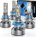 Fahren H11 H8 H9 9005 HB3 LED Headlight Bulbs Combo - Super Bright