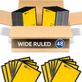 EPI Spiral Notebook Wide Ruled 70 Sheets - Durable Spiral Binding are