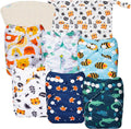 Newborn Cloth Diapers Pack of 13 for 5-12lbs Preemie - Reusable