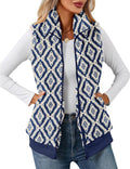 LOMON Womens Fuzzy Fleece Vest - Cozy Layer for Cool Days Vests