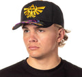 Legend of Zelda Embroidered Crest Snapback Hat - Collectible Style
