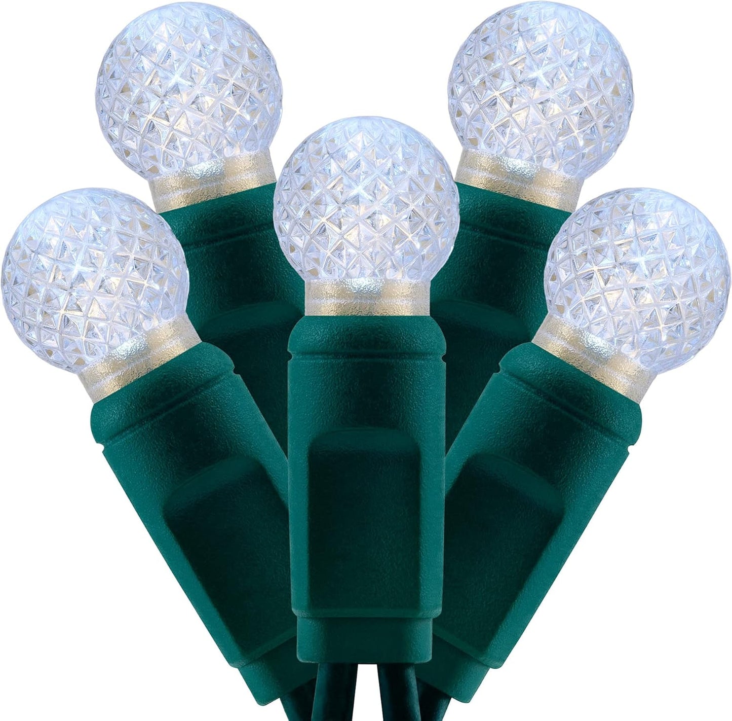 Cool White G12 Raspberry Christmas Lights for Festive Decor