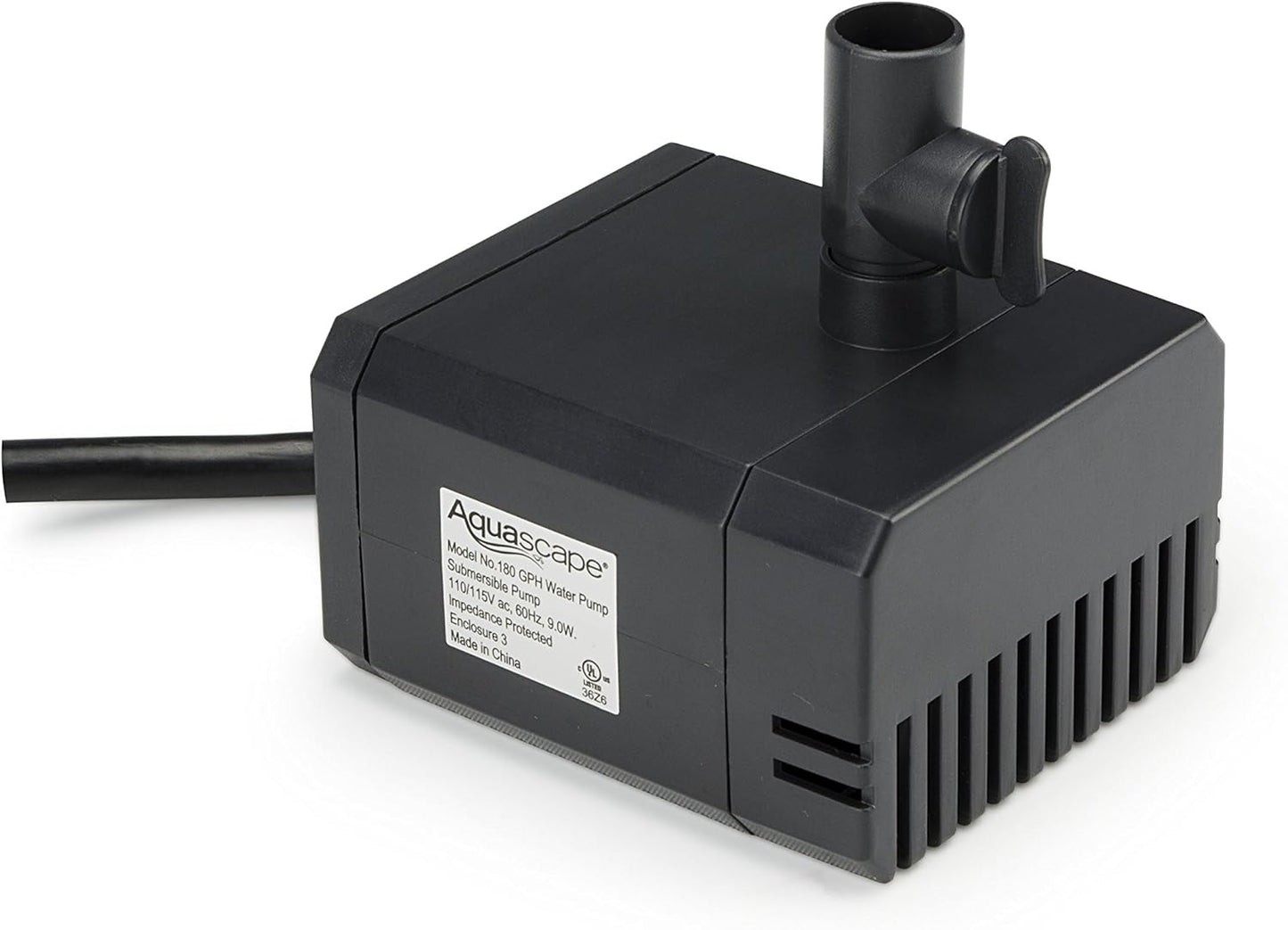 180 GPH Statuary and Fountain Pump for Indoor and Outdoor Use