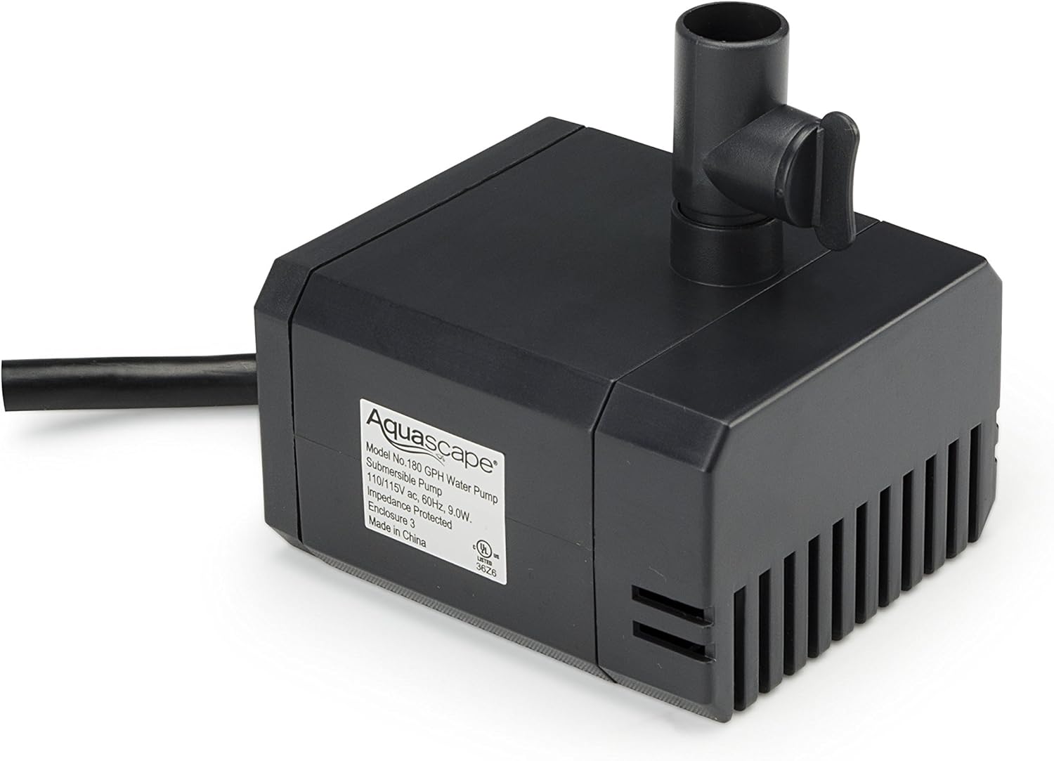 180 GPH Statuary and Fountain Pump for Indoor and Outdoor Use