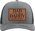 Dad in The Streets Daddy in The Sheets Hat for Men - Leather Patch