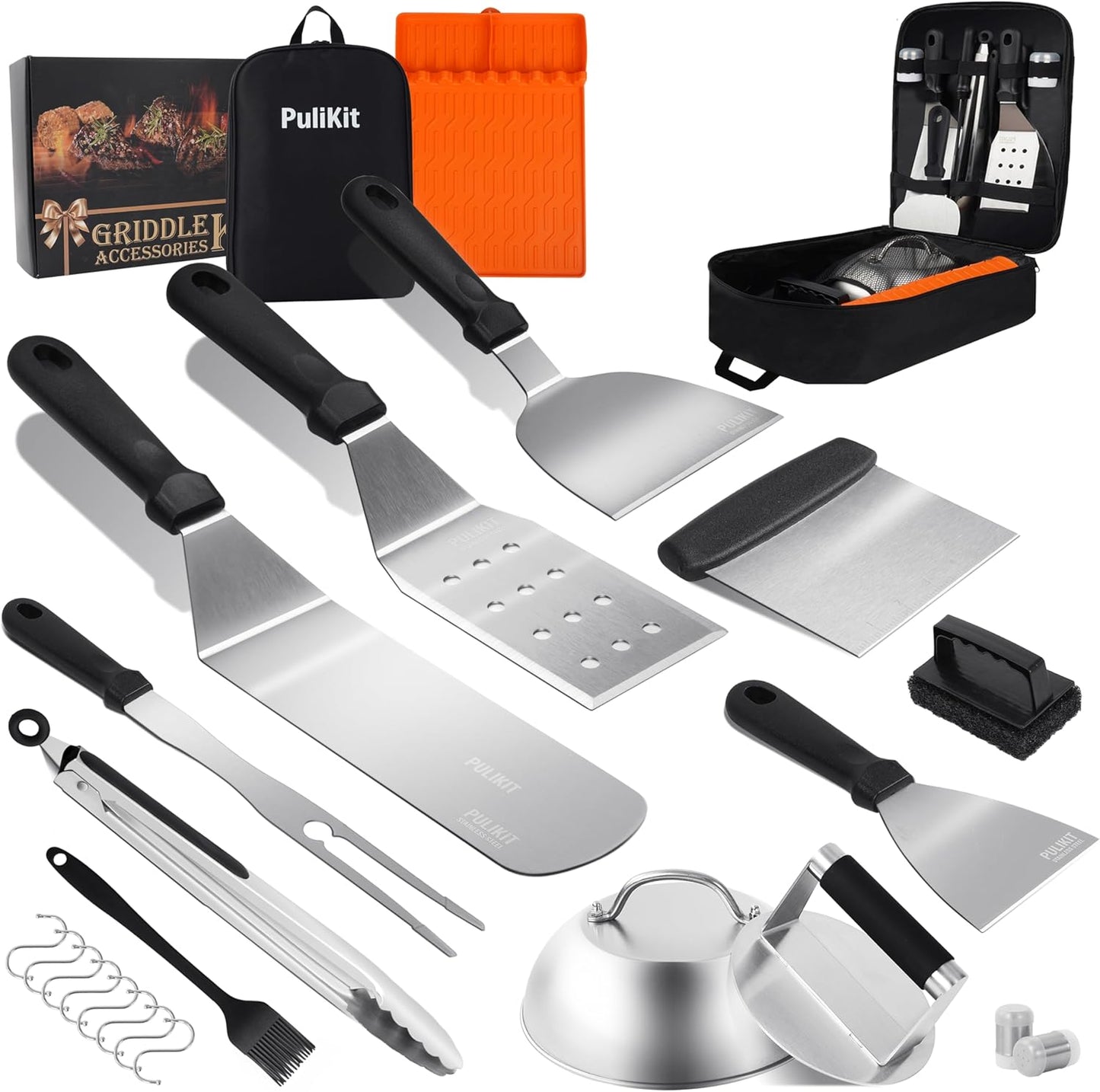 Griddle Accessories Kit for Blackstone - 14 PCS Essential Tools