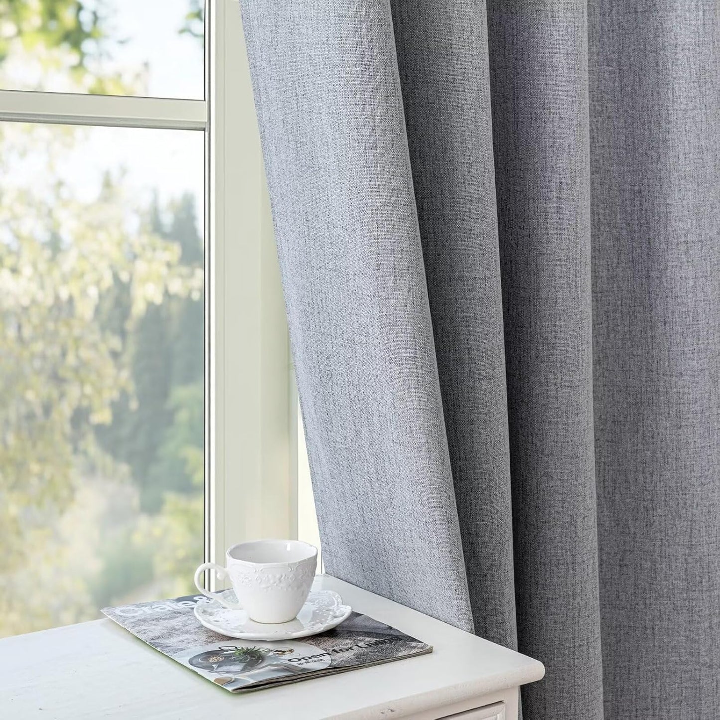 100% Blackout Curtains 108 inch Length for Bedroom Living Room