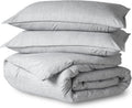 Duvet Cover King Size Heathered Pewter - Premium 1800 Super Soft