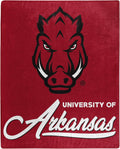 Unisex-Adult Raschel Throw Blanket NCAA - Soft 50ft x 60ft Throw