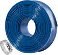Pool Backwash Hose 2 in 100 ft - Thick Blue Water Discharge Hose