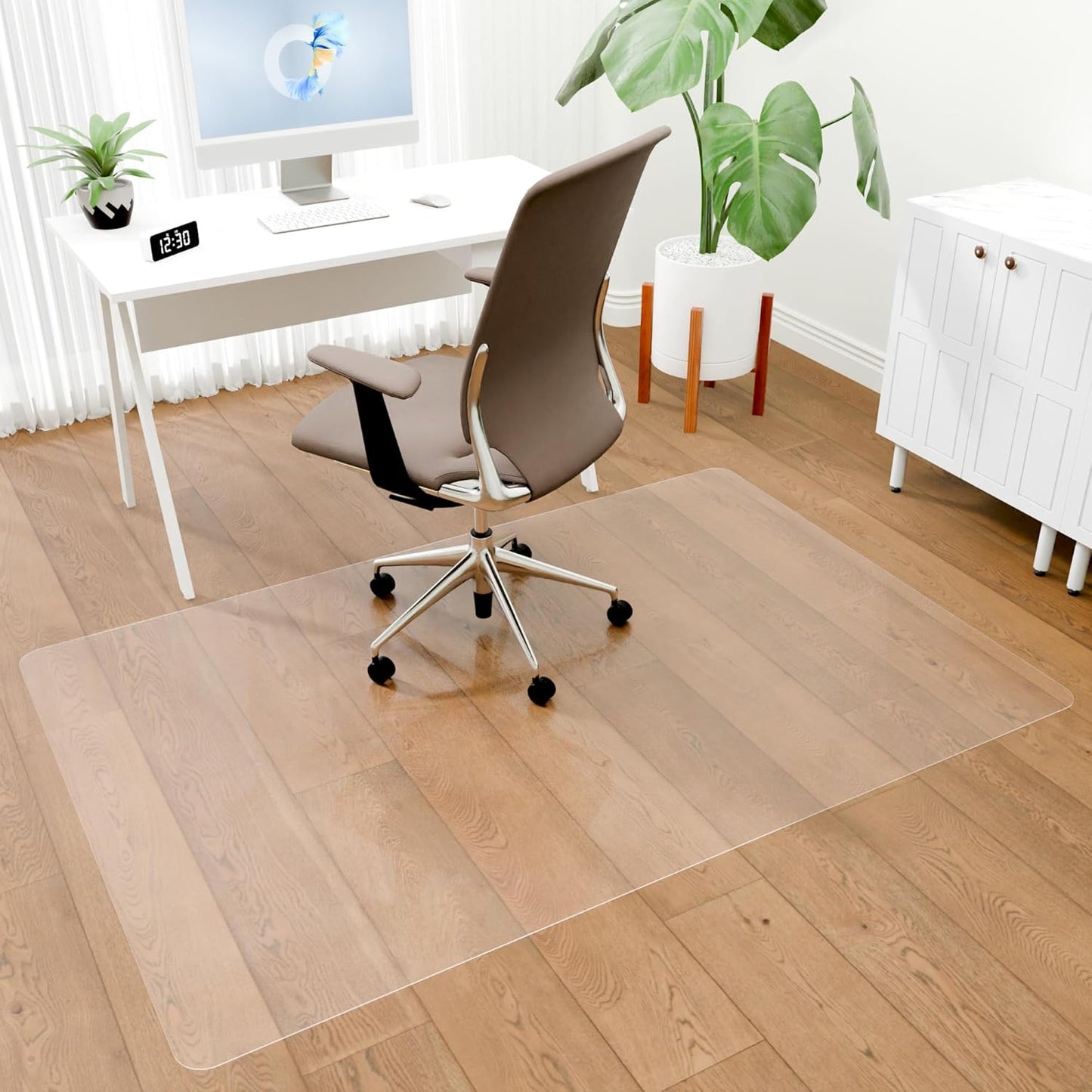 Smooth Glide Hardwood Floor Chair Mat 46 x 72