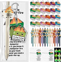 Dumpster Fire Gifts Bulk Medical Assistant Appreciation Keychain Pen