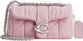 Coach Womens Tabby Shoulder Bag 20: Stylish Denim & Leather Design