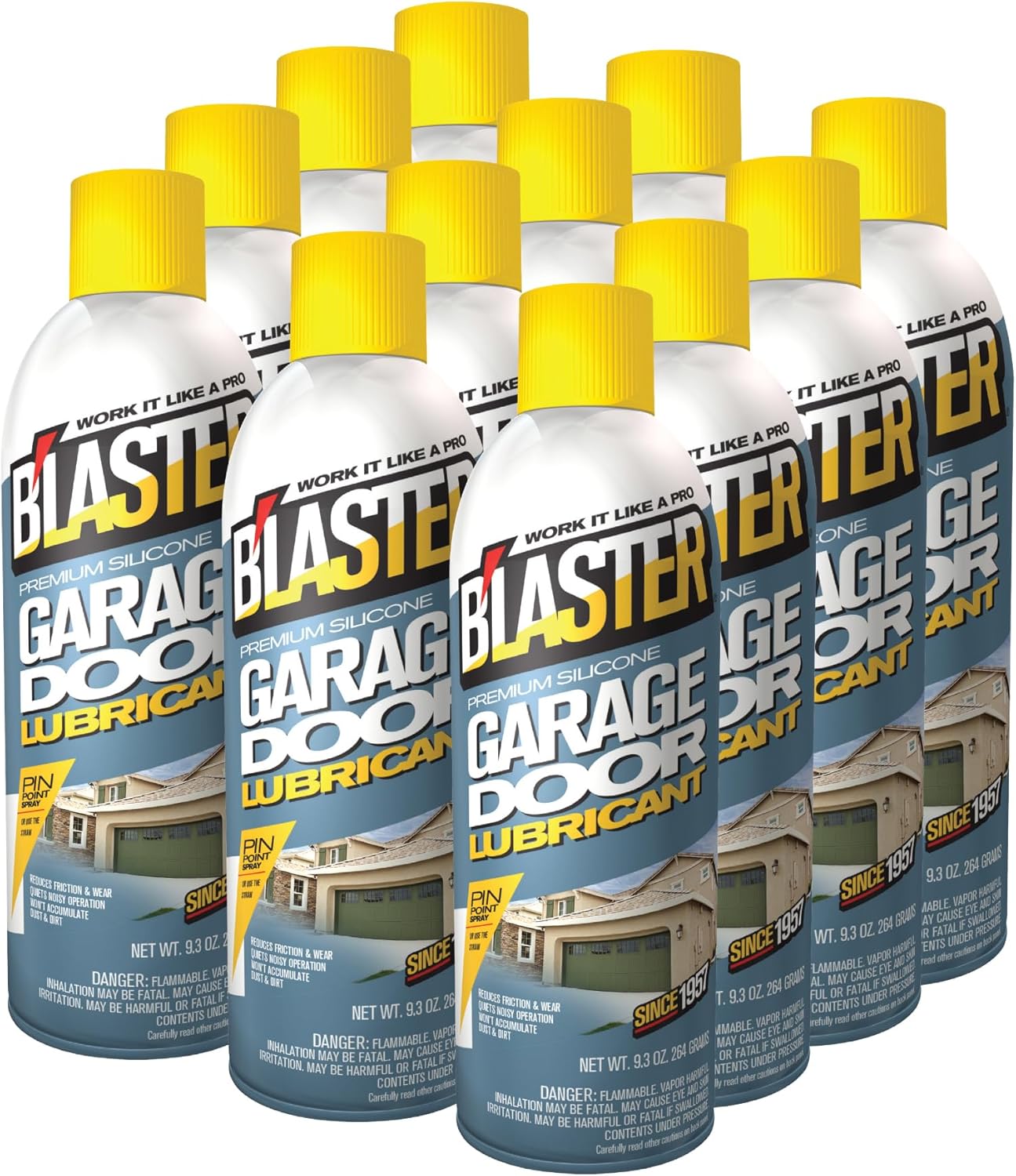 Blaster Garage Door Lubricant Spray for Smooth Operation