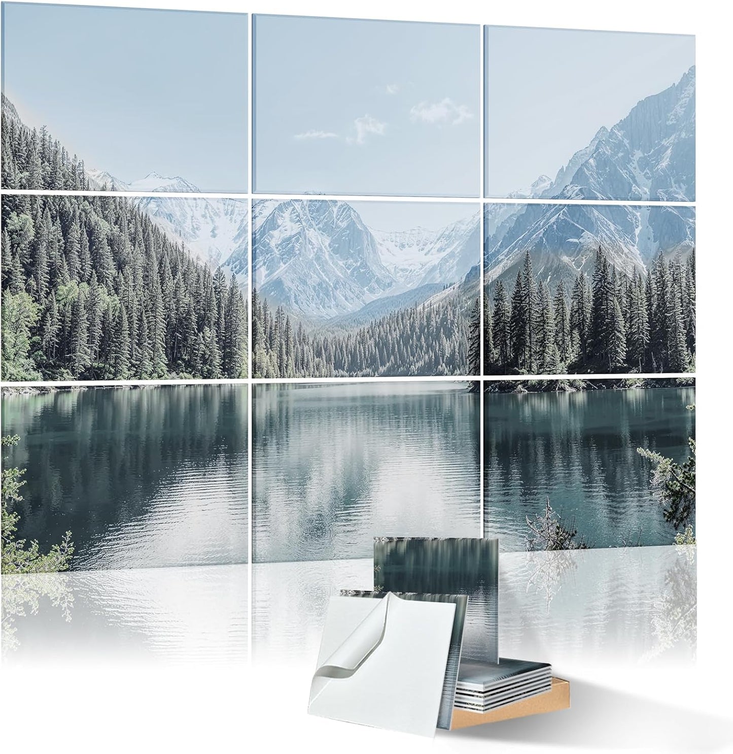 9 Pack Wall Art Acoustic Panels for Sound Absorption and Decor