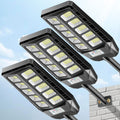 Deepn Solar Lights Outdoor 3-Pack - Bright Dusk to Dawn Security Flood