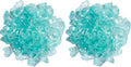 Pit Fire Glass in Aqua - 10 lb Pack and Guide Hiland