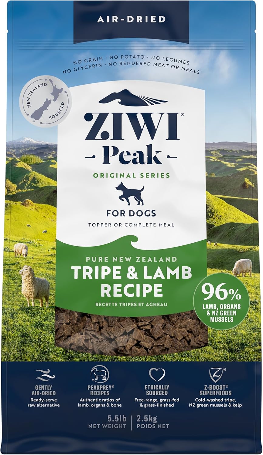 ZIWI Peak Air-Dried Dog Food with Tripe & Lamb - High Protein