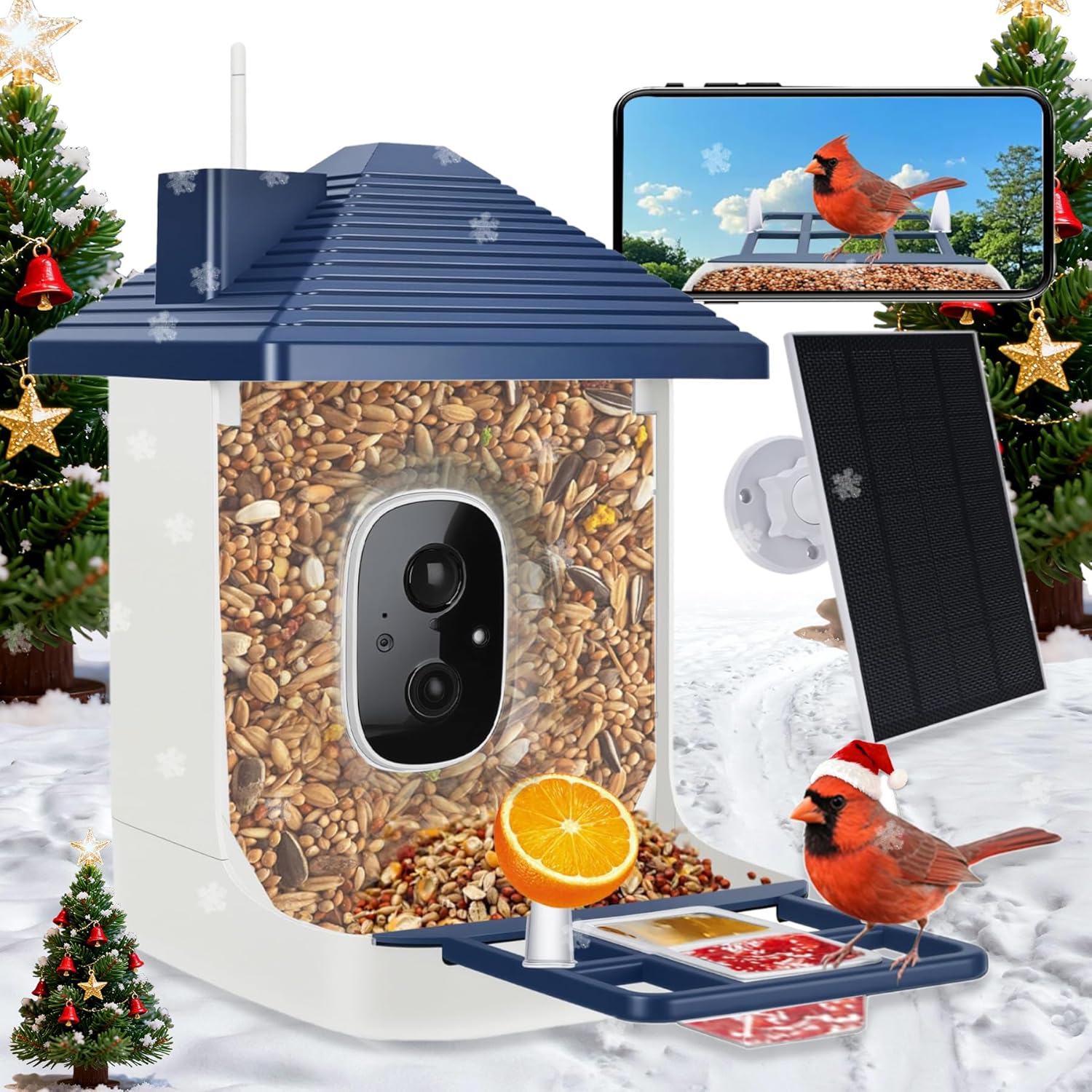 Smart Bird Feeder with Camera for Bird Lovers and Enthusiasts