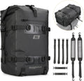 Rhinowalk Motorcycle Tail Bag 30L - Waterproof Expandable Rear Carrier