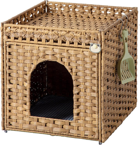 Hidden Cat Litter Box Enclosure Furniture for Stylish Homes